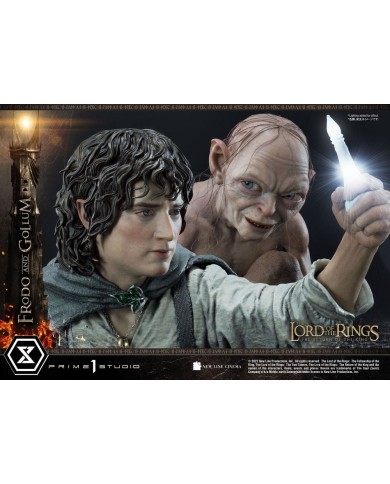 Frodo & Gollum Bonus Version El Señor de los Anillos Estatua 1/4
