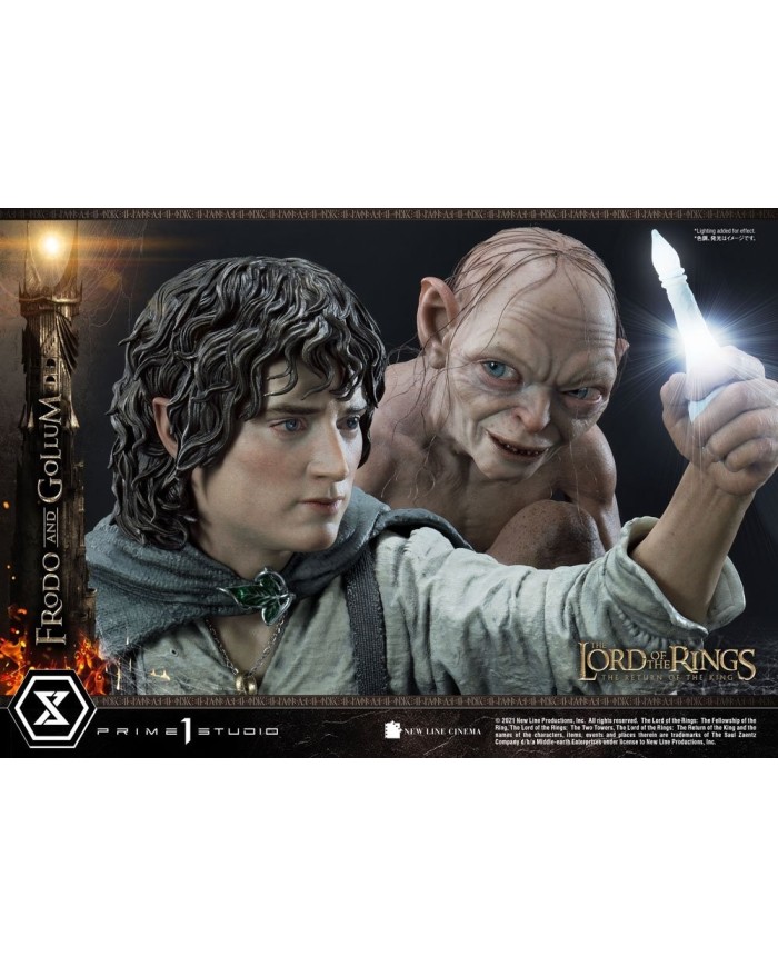 Frodo & Gollum Bonus Version El Señor de los Anillos Estatua 1/4