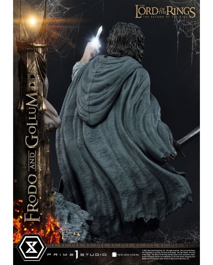 Frodo & Gollum Bonus Version El Señor de los Anillos Estatua 1/4