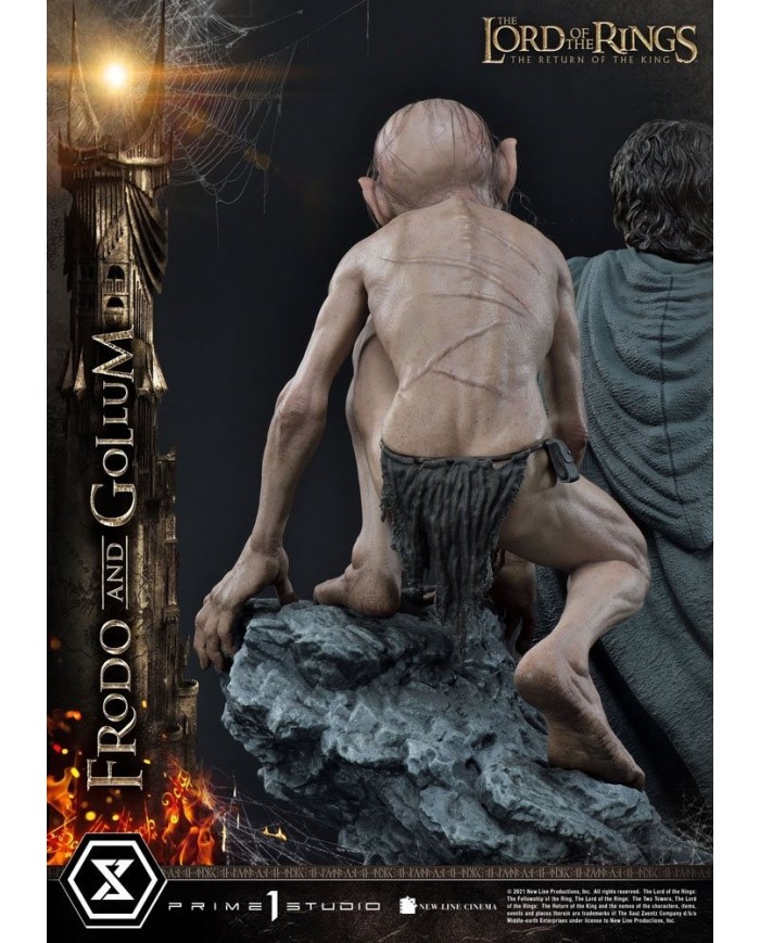 Frodo & Gollum Bonus Version El Señor de los Anillos Estatua 1/4