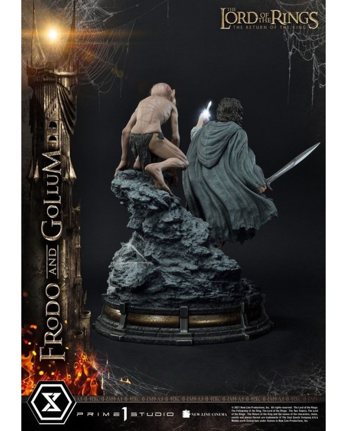 Frodo & Gollum Bonus Version El Señor de los Anillos Estatua 1/4