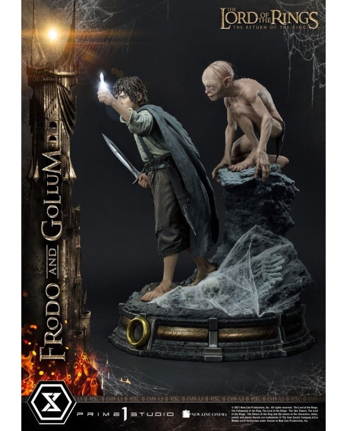 Frodo & Gollum Bonus Version El Señor de los Anillos Estatua 1/4