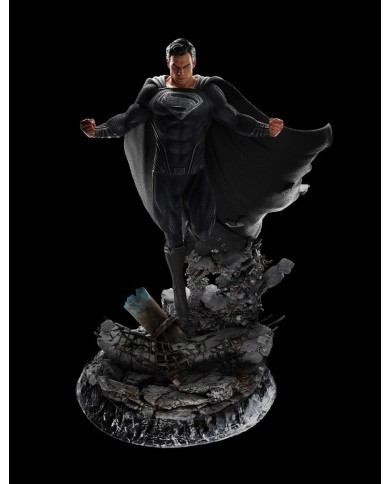 Superman Black Suit La Liga de la Justicia de Zack Snyder Estatua 1/4