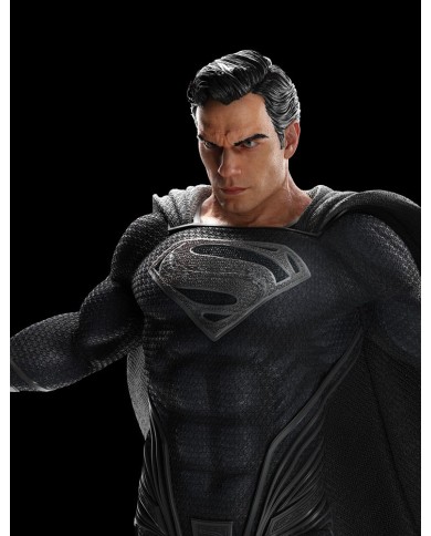 Superman Black Suit La Liga de la Justicia de Zack Snyder Estatua 1/4