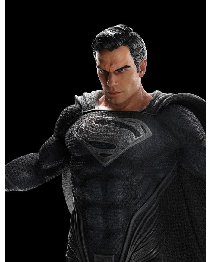 Superman Black Suit La Liga de la Justicia de Zack Snyder Estatua 1/4