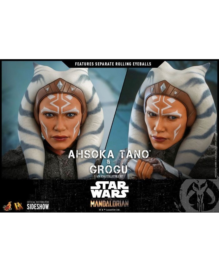 Ahsoka Tano & Grogu Star Wars The Mandalorian Pack de 2 Figuras 1/6