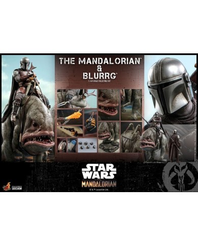 The Mandalorian & Blurrg Star Wars The Mandalorian Pack de 2 Figuras 1/6