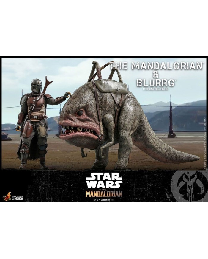 The Mandalorian & Blurrg Star Wars The Mandalorian Pack de 2 Figuras 1/6