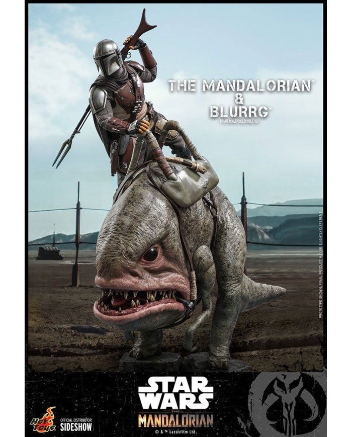 The Mandalorian & Blurrg Star Wars The Mandalorian Pack de 2 Figuras 1/6