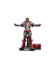 Tony Stark (Mark V Suit Up Version) Deluxe Iron Man 2 Figura Movie Masterpiece 1/6