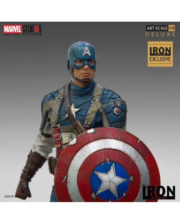 Captain America First Avenger MCU 10 Years Event EX Marvel Comics Estatua 1/10 BDS Art Scale