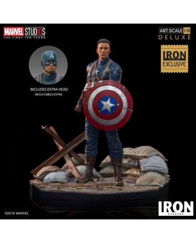 Captain America First Avenger MCU 10 Years Event EX Marvel Comics Estatua 1/10 BDS Art Scale