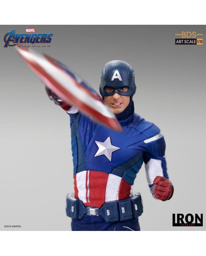 Captain America 2012 Vengadores: Endgame Estatua BDS Art Scale 1/10