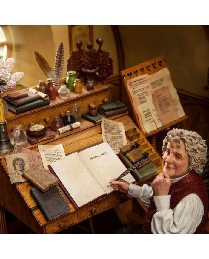 Bilbo Baggins in Bag End El Señor de los Anillos Estatua 1/6