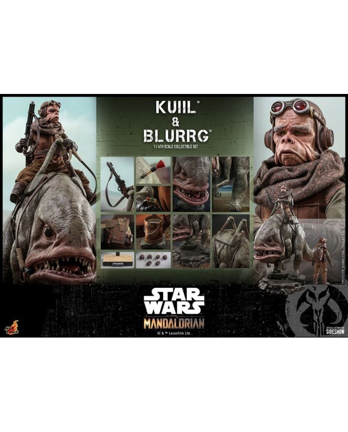 Kuiil & Blurrg Star Wars The Mandalorian Pack de 2 Figuras 1/6