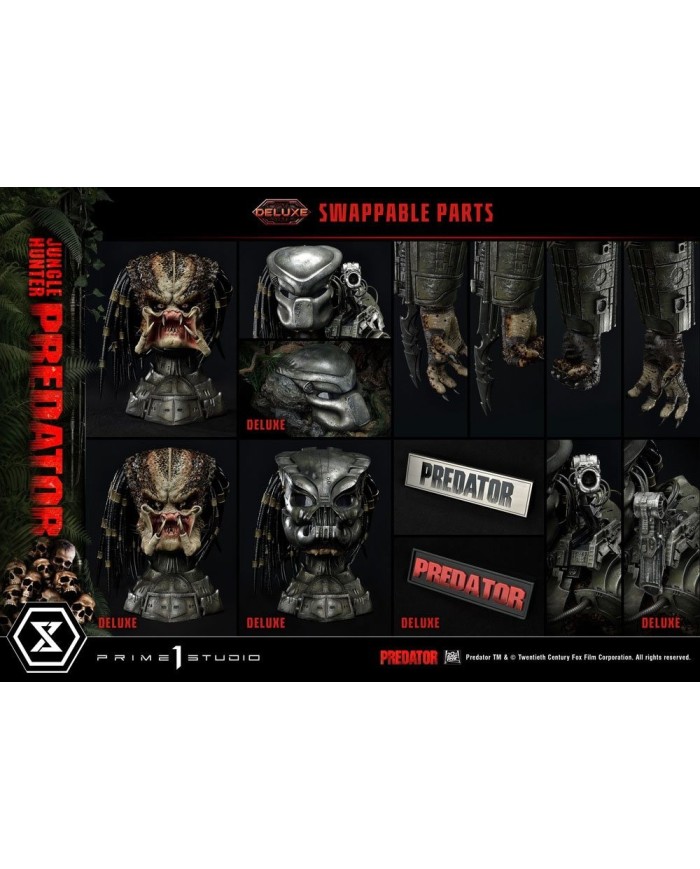 Jungle Hunter Predator Deluxe Bonus Version Predator Estatua Museum Masterline 1/3