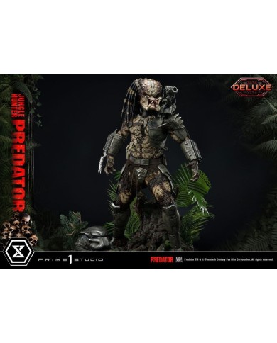 Jungle Hunter Predator Deluxe Bonus Version Predator Estatua Museum Masterline 1/3