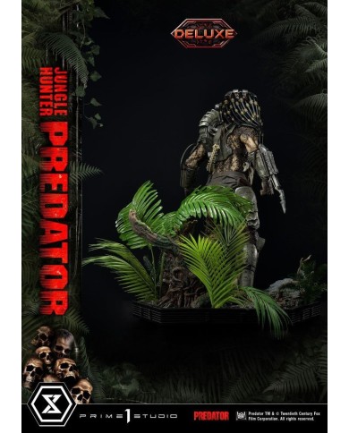 Jungle Hunter Predator Deluxe Bonus Version Predator Estatua Museum Masterline 1/3