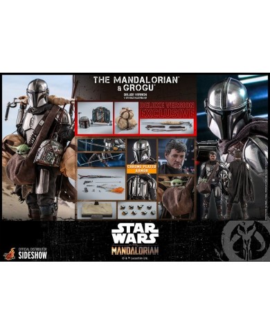 The Mandalorian & Grogu Deluxe Version Star Wars The Mandalorian Pack de 2 Figuras 1/6