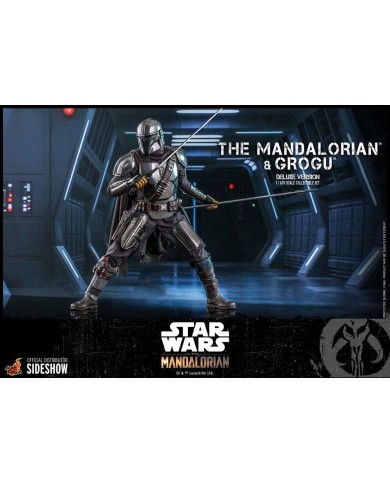 The Mandalorian & Grogu Deluxe Version Star Wars The Mandalorian Pack de 2 Figuras 1/6