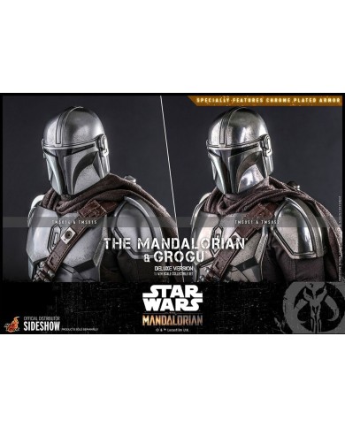 The Mandalorian & Grogu Deluxe Version Star Wars The Mandalorian Pack de 2 Figuras 1/6