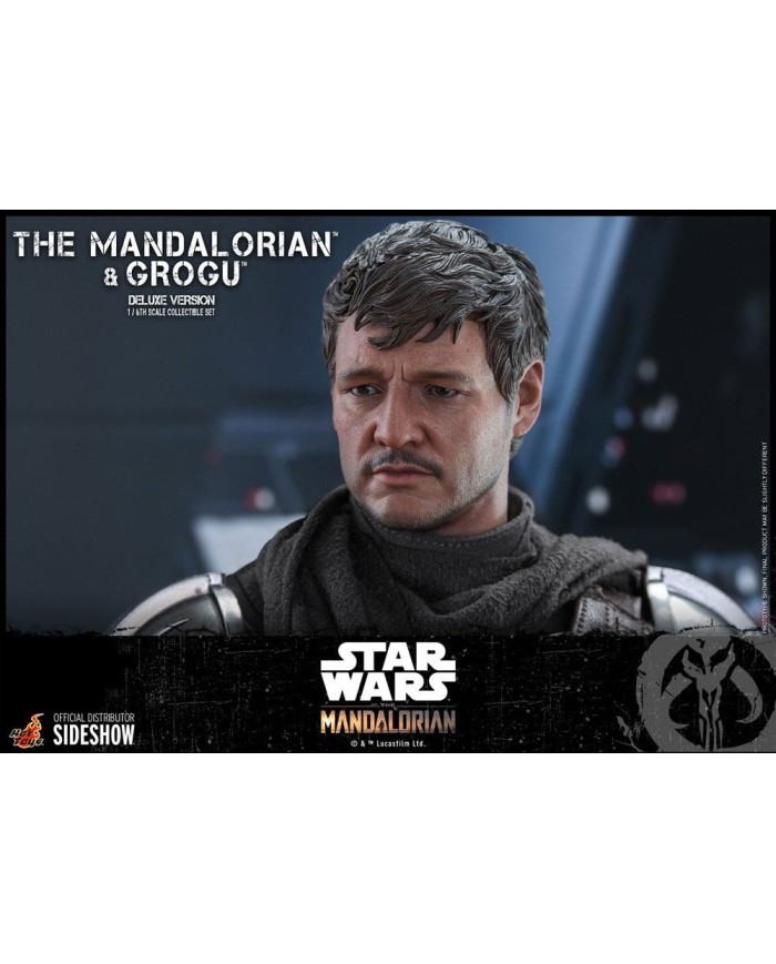 The Mandalorian & Grogu Deluxe Version Star Wars The Mandalorian Pack de 2 Figuras 1/6