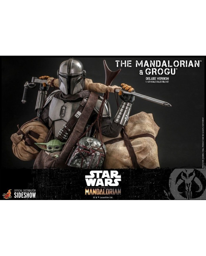 The Mandalorian & Grogu Deluxe Version Star Wars The Mandalorian Pack de 2 Figuras 1/6