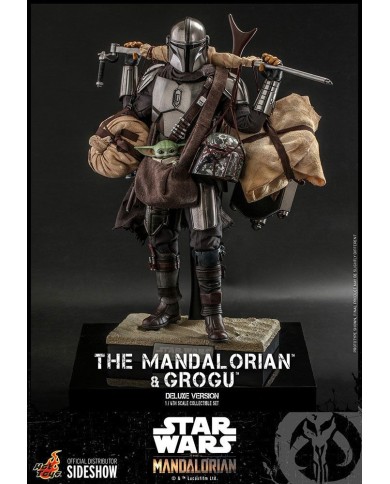 The Mandalorian & Grogu Deluxe Version Star Wars The Mandalorian Pack de 2 Figuras 1/6