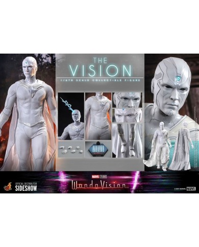 The Vision Wandavision Vengadores: Infinity War Figura Movie Masterpiece 1/6
