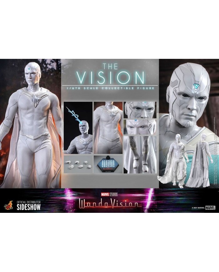 The Vision Wandavision Vengadores: Infinity War Figura Movie Masterpiece 1/6