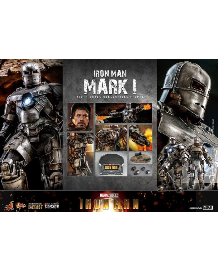 Iron Man Mark I - Iron Man Figura Movie Masterpiece 1/6