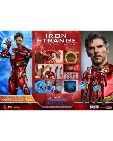 Iron Strange Vengadores: Endgame Figura Concept Art Series PVC 1/6
