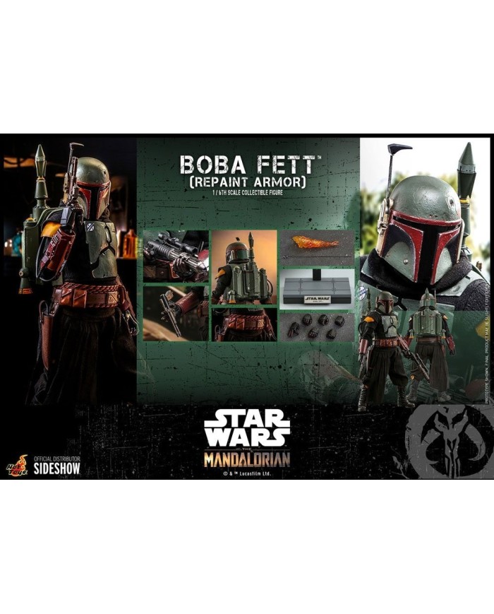 Boba Fett (Repaint Armor) Star Wars The Mandalorian Figura 1/6