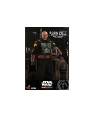 Boba Fett (Repaint Armor) and Throne - Star Wars The Mandalorian Figura 1/6
