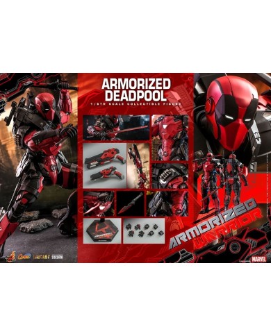 Armorized Deadpool Marvel Comic Masterpiece Figura 1/6