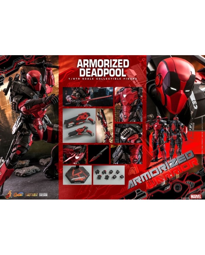 Armorized Deadpool Marvel Comic Masterpiece Figura 1/6