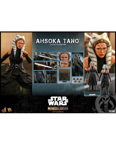 Ahsoka Tano Star Wars The Mandalorian Pack de 2 Figuras 1/6