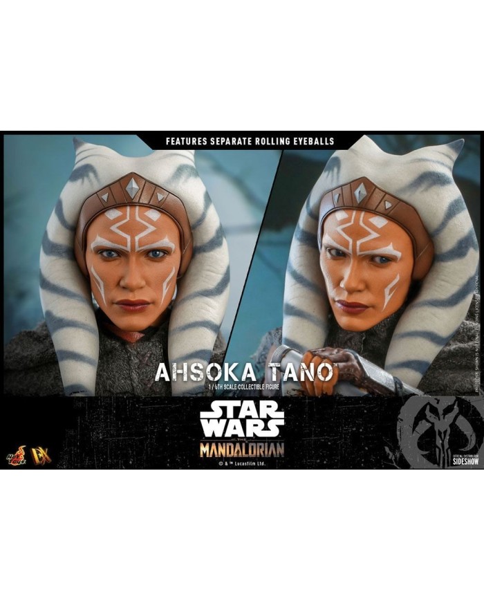 Ahsoka Tano Star Wars The Mandalorian Pack de 2 Figuras 1/6
