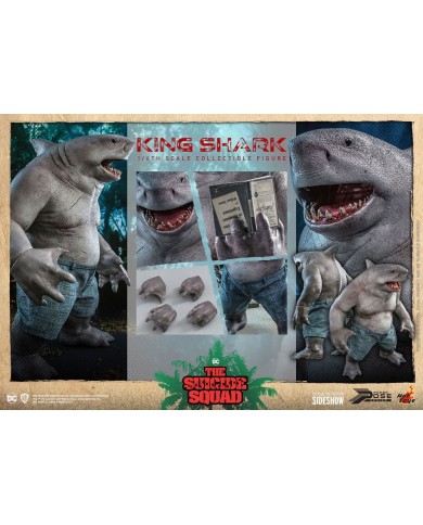 King Shark Escuadrón Suicida Figura Movie Masterpiece 1/6