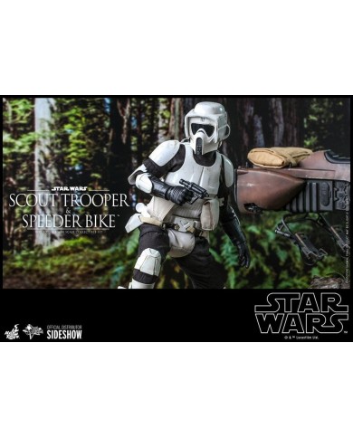 Scout Trooper & Speeder Bike Star Wars Episode VI Figura 1/6