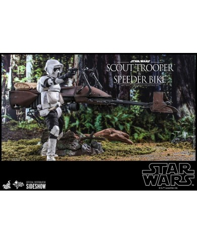 Scout Trooper & Speeder Bike Star Wars Episode VI Figura 1/6