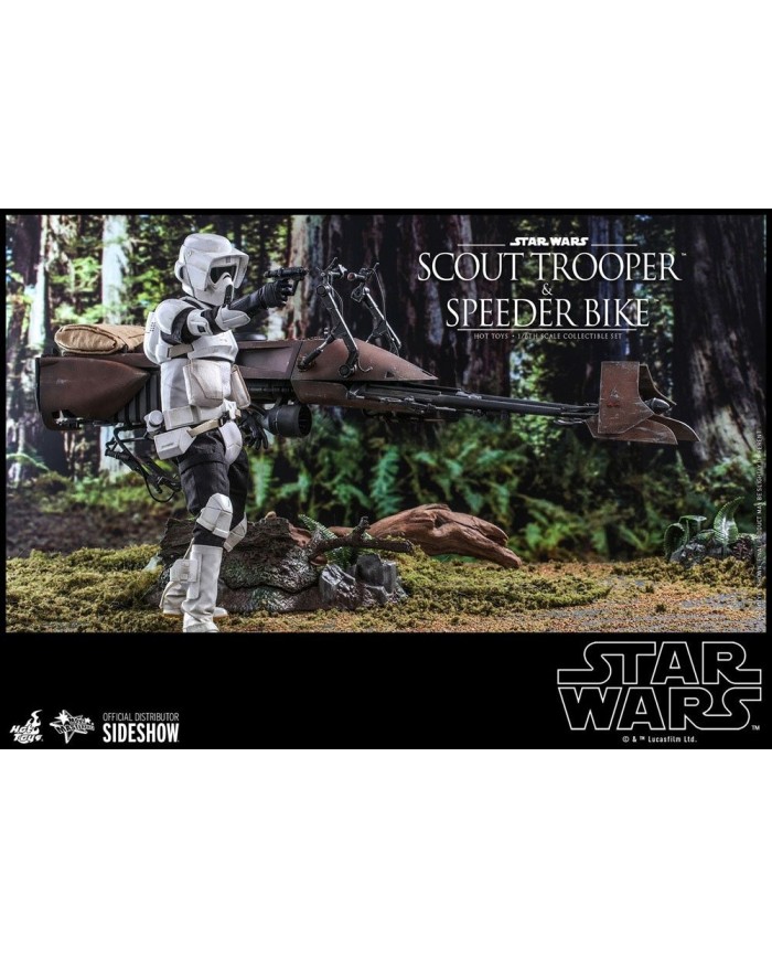 Scout Trooper & Speeder Bike Star Wars Episode VI Figura 1/6