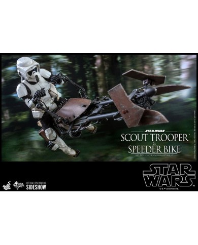 Scout Trooper & Speeder Bike Star Wars Episode VI Figura 1/6