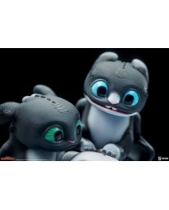 Dart, Pouncer & Ruffrunner Cómo Entrenar A Tu Dragón 3 Estatua