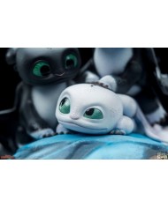 Dart, Pouncer & Ruffrunner Cómo Entrenar A Tu Dragón 3 Estatua