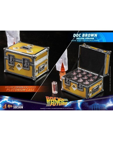 Doc Brown (Deluxe Version) Regreso al futuro Figura Movie Masterpiece 1/6