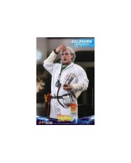 Doc Brown (Deluxe Version) Regreso al futuro Figura Movie Masterpiece 1/6