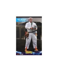 Doc Brown (Deluxe Version) Regreso al futuro Figura Movie Masterpiece 1/6