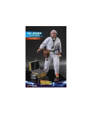 Doc Brown (Deluxe Version) Regreso al futuro Figura Movie Masterpiece 1/6