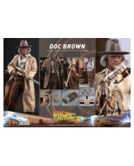 Doc Brown Regreso al futuro III Figura Movie Masterpiece